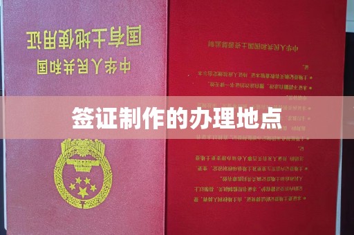汉阴签证制作的办理地点
