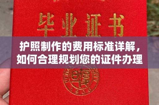 汉阴护照制作的费用标准详解，如何合理规划您的证件办理预算