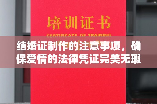 汉阴结婚证制作的注意事项，确保爱情的法律凭证完美无瑕