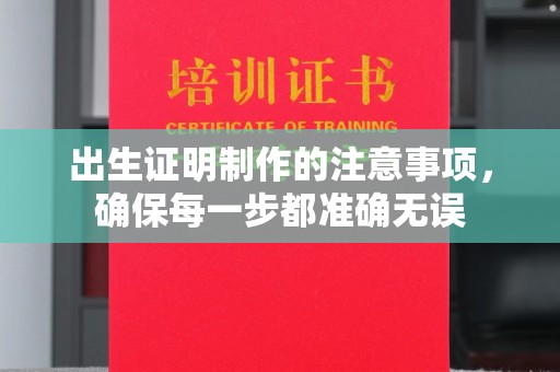 汉阴出生证明制作的注意事项，确保每一步都准确无误