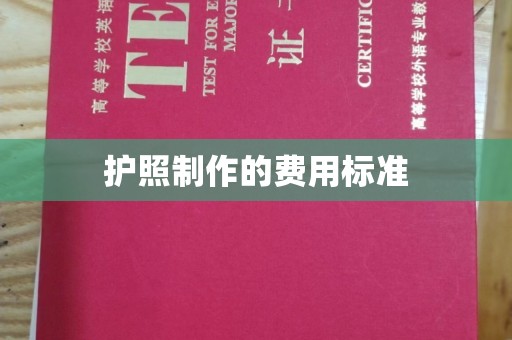 汉阴护照制作的费用标准